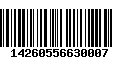 Código de Barras 14260556630007