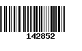 Código de Barras 142852