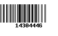 Código de Barras 14304446