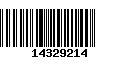 Código de Barras 14329214