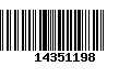 Código de Barras 14351198