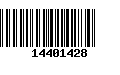 Código de Barras 14401428