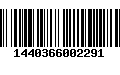 Código de Barras 1440366002291