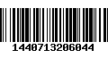 Código de Barras 1440713206044