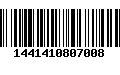 Código de Barras 1441410807008