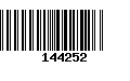 Código de Barras 144252