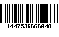 Código de Barras 1447536666048