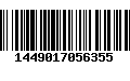 Código de Barras 1449017056355