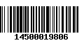 Código de Barras 14500019806