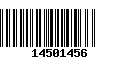 Código de Barras 14501456