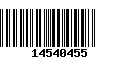 Código de Barras 14540455