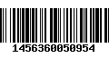 Código de Barras 1456360050954