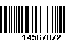 Código de Barras 14567872