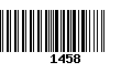 Código de Barras 1458