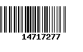 Código de Barras 14717277