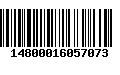 Código de Barras 14800016057073