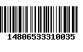 Código de Barras 14806533310035