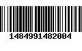 Código de Barras 1484991482004