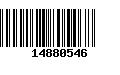 Código de Barras 14880546