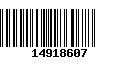 Código de Barras 14918607