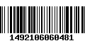 Código de Barras 1492106060481