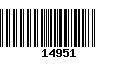 Código de Barras 14951