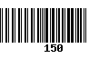 Código de Barras 150