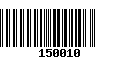 Código de Barras 150010