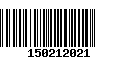 Código de Barras 150212021