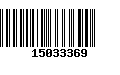 Código de Barras 15033369