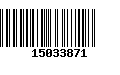 Código de Barras 15033871