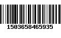 Código de Barras 1503658465935