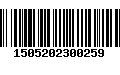 Código de Barras 1505202300259