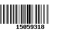 Código de Barras 15059318