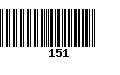 Código de Barras 151