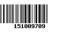 Código de Barras 151009709