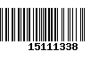 Código de Barras 15111338