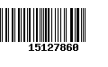 Código de Barras 15127860