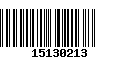 Código de Barras 15130213