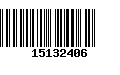 Código de Barras 15132406