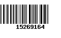 Código de Barras 15269164