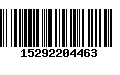 Código de Barras 15292204463