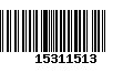 Código de Barras 15311513