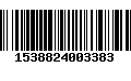 Código de Barras 1538824003383