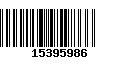 Código de Barras 15395986