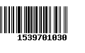 Código de Barras 1539701030