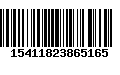 Código de Barras 15411823865165