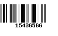 Código de Barras 15436566