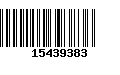 Código de Barras 15439383