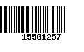 Código de Barras 15501257